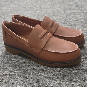 Sperry Women's Tan Leather Penny Loafers